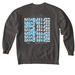 Make Waves Sweatshirt (black), a Pepper Comfort Colors Crewneck Sweatshirt (back-view)