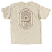Impact Tshirt - Standard Design Brown, a Sand Classic Unisex Tee (back-view)