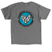Love Conquers All, a Charcoal Classic Unisex Tee (back-view)