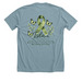 Isla Biliary Atresia Shirt, a Heather Blue Lagoon Premium Unisex Tee (back-view)