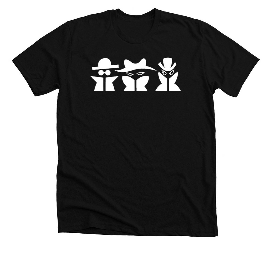 Snoops Shirt - Black, a Solid Black Blend Premium Unisex Tee