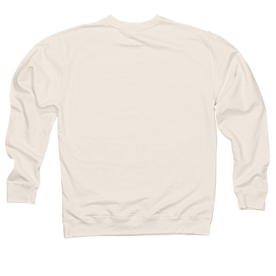 RinP Logo (Black Ver.), a Bone Midweight Crewneck Sweatshirt (back-view)