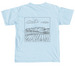 L4N T-Shirt, a Chambray Comfort Colors Unisex Tee (back-view)