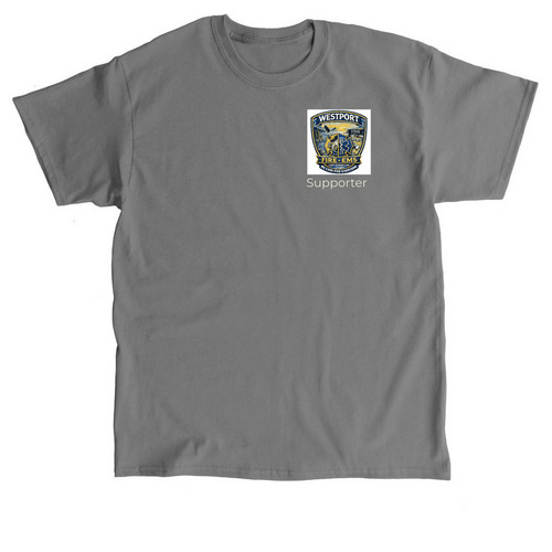 WESTPORT FIRE EMS&nbsp;, a Charcoal Classic Unisex Tee