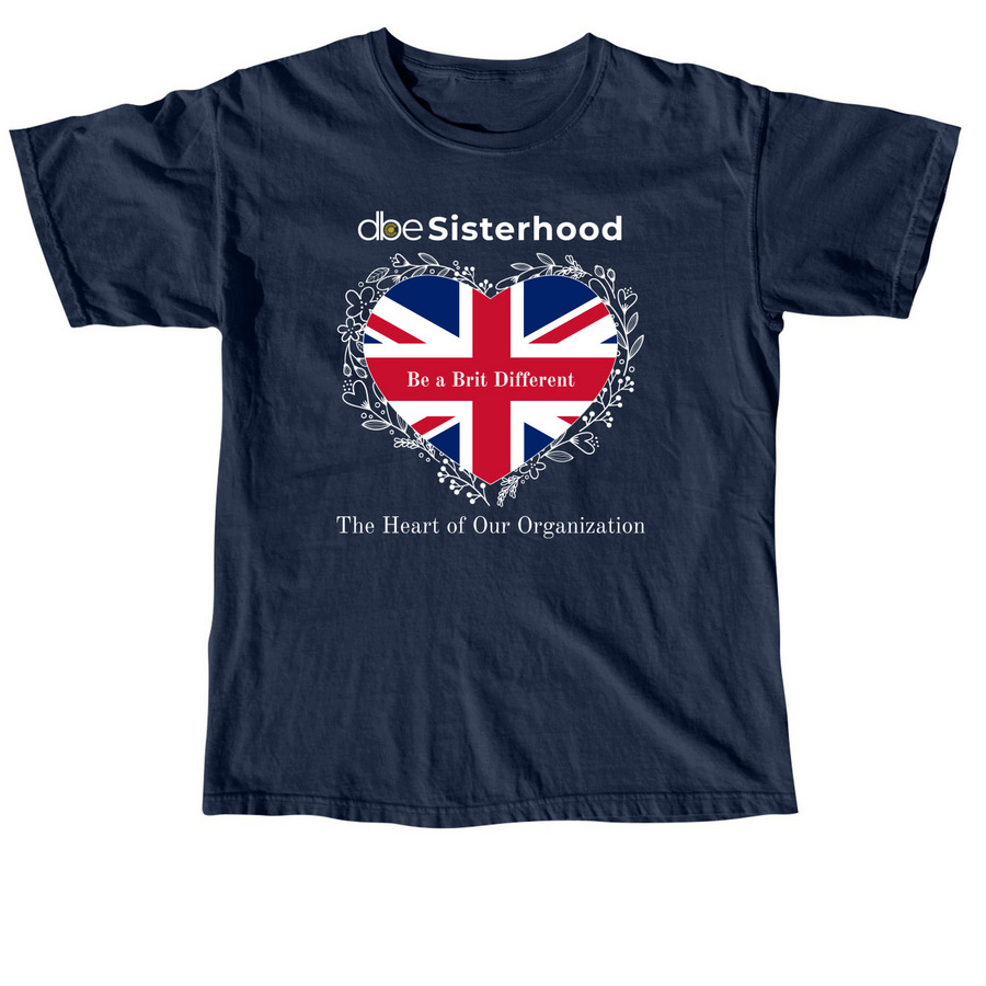 We are Celebrating Sisterhood, a True Navy Comfort Colors Unisex Tee