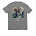 Be The Hero You Are Looking For, a Aluminum Grey Allmade Eco Triblend Unisex Tee (back-view)
