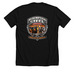 Redemption Starts Here, a Solid Black Blend Premium Unisex Tee (back-view)