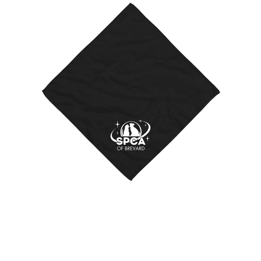 I Need Some Space Bandana, a Black Cotton Bandana