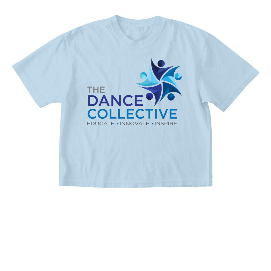 Cropped Comfort Colors T!, a Chambray Comfort Colors Boxy Tee