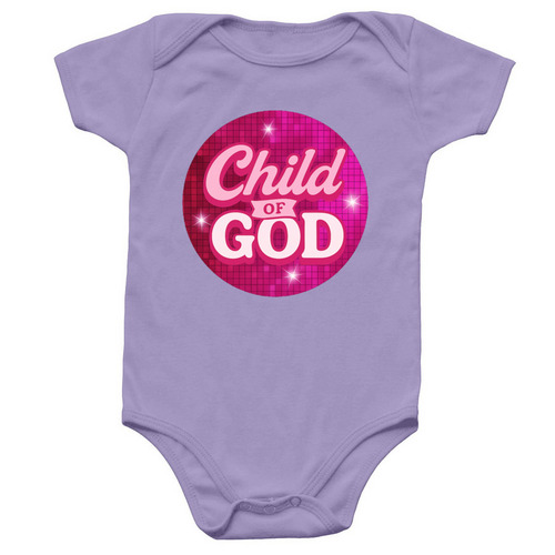 Child of God: Shimmer & Shine II, a Lavender Infant Onesie