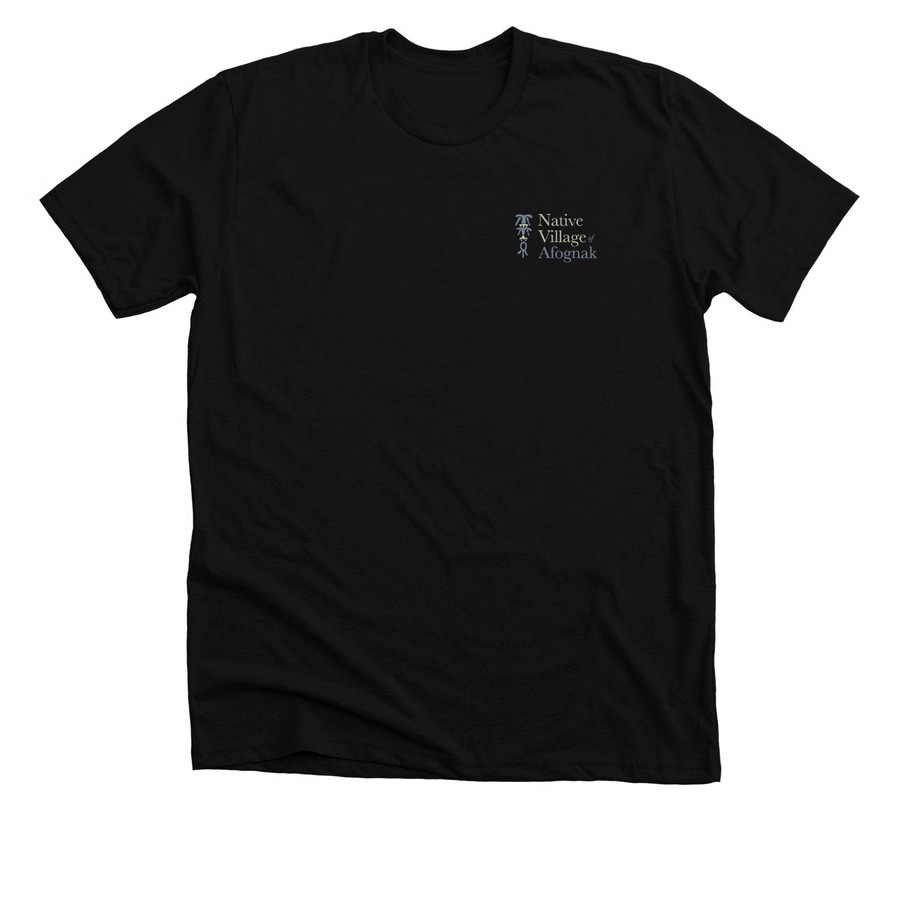 NVA Logo, a Solid Black Blend Premium Unisex Tee