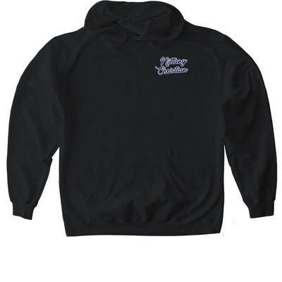 Script NCS, a Black Gildan Softstyle Pullover Hoodie