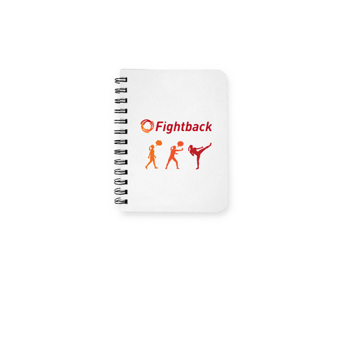 The Fightback Notebook, a White Spiral Notebook