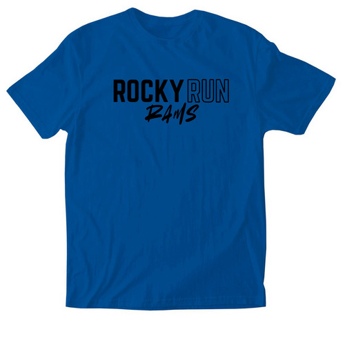 Rocky Run Rams, a Royal Softstyle Cotton Tee