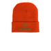 20 Years Beanies, a Blaze Orange Printed Cuffed Beanie