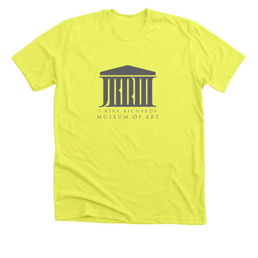 J. Kirk Richards Museum of Art, a Neon Yellow Premium Unisex Tee