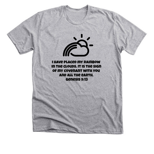God?s promise, a Athletic Heather Premium Unisex Tee