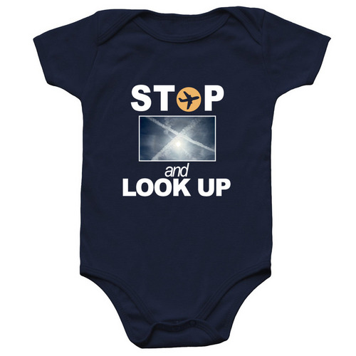 The Geofight Onesies, a Navy Infant Onesie