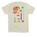 Trailhouse Art Dept., a Natural Premium Cotton Tee (back-view)