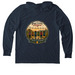 Camino Adventure (marker + back)&nbsp;, a Rebel Blue Allmade Eco Triblend Hoodie Tee (back-view)