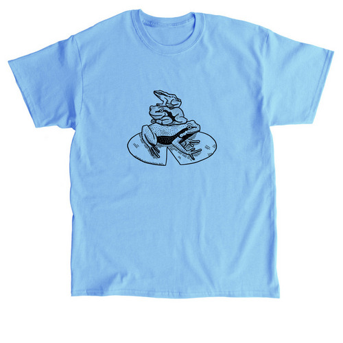 Creature Screecher Art - Frogs, a Carolina Blue Classic Unisex Tee