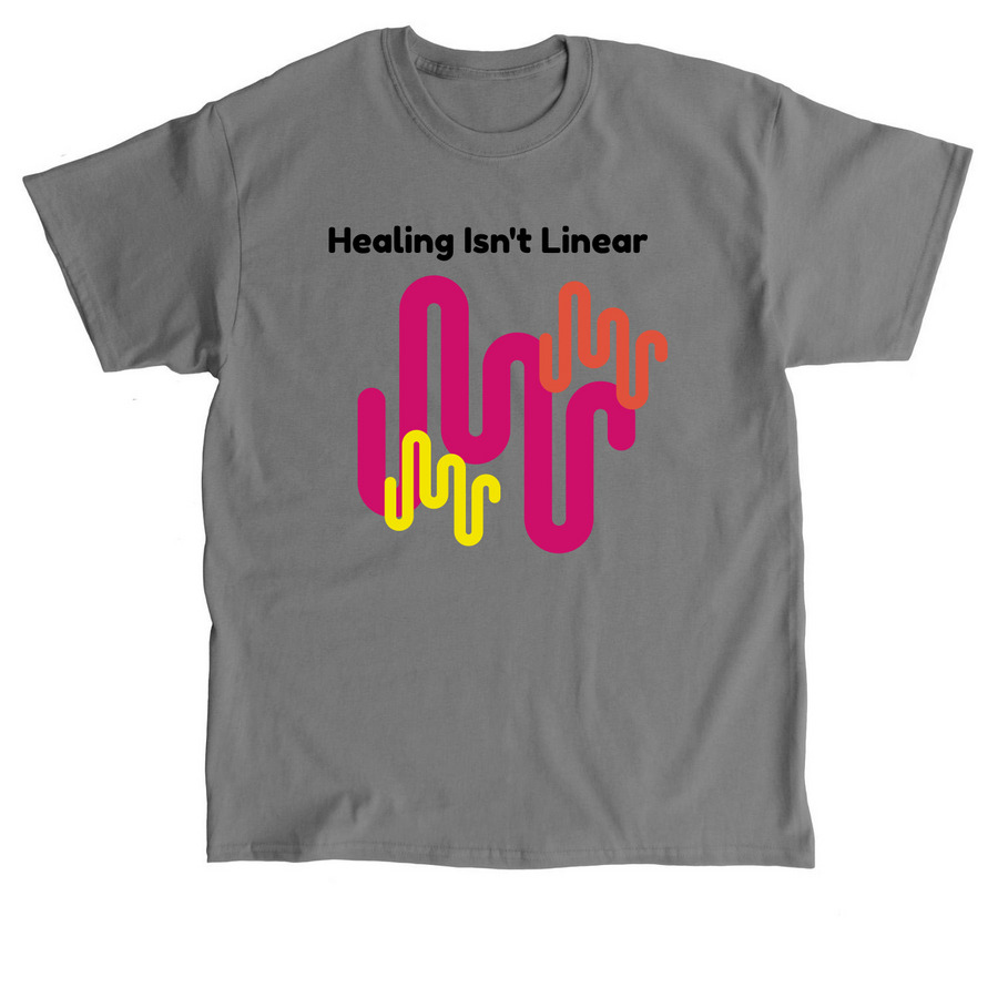 Healing Isn't Linear 1, a Charcoal Classic Unisex Tee