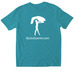 Feel the Vibe Top, a Jade Dome Softstyle Cotton Tee (back-view)