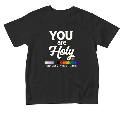 ?You are Holy? Toddler Collection, a Black Toddler Tee