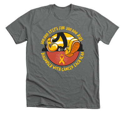 Support Children Battling Cancer, a Heavy Metal Premium Unisex Tee