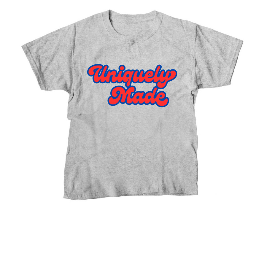 Uniquely Made RWB, a Sport Grey Youth Unisex Tee
