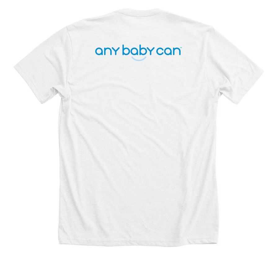 Every Child Deserves to Thrive, a Solid White Blend Premium Unisex Tee (back-view)