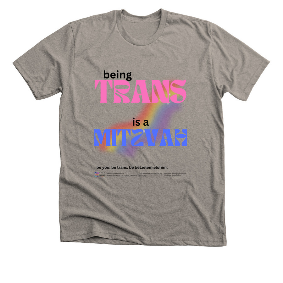Pride 2024: Trans Mitzvah, a Heather Stone Premium Unisex Tee