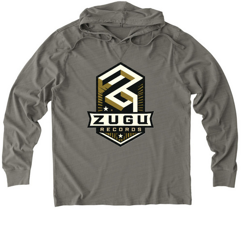The ZUGU Store, a Driftwood Grey Allmade Organic Cotton Mineral Dye Hoodie Tee