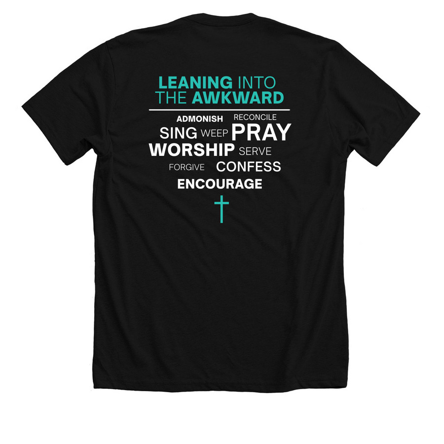 Men?s Ministry 2, a Solid Black Blend Premium Unisex Tee (back-view)