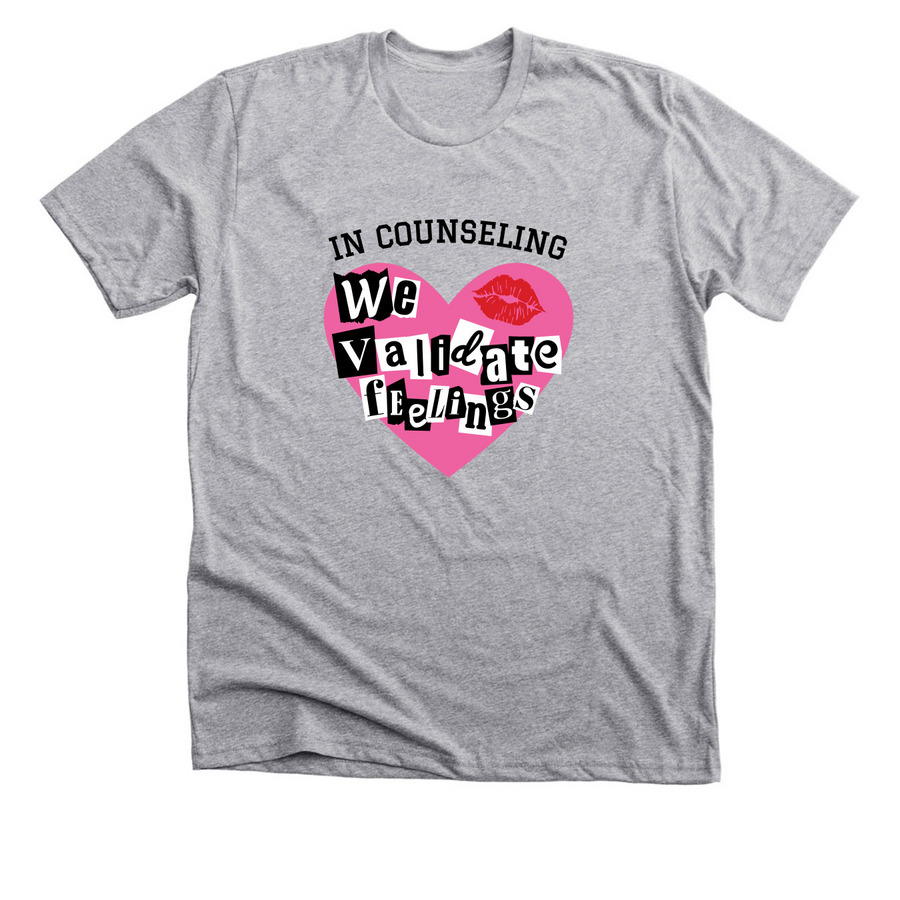 Mean Girls - Counseling, a Athletic Heather Premium Unisex Tee