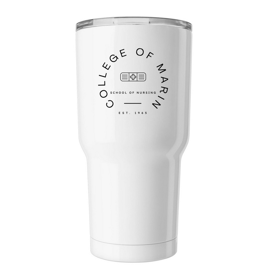 Tumbler, a White Insulated Tumbler