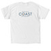 Wavey Pacific Coast, a White Classic Unisex Tee (back-view)