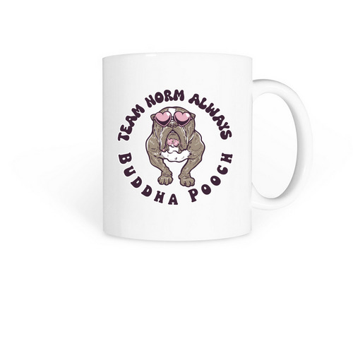 Team Norm Always, a White Coffee Mug