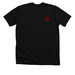 Wandering Soul: Crimson, a Solid Black Blend Premium Unisex Tee