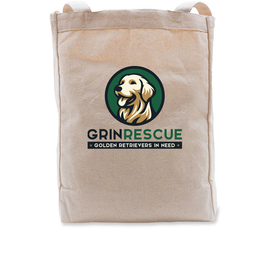 New Logo Series- Tote Bag, a Natural Recycled Cotton Tote Bag