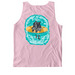 Chillin' like a Bulldog, a Blossom Comfort Colors Tank Top (back-view)