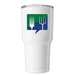 Food Tank Tumbler, a White Insulated Tumbler