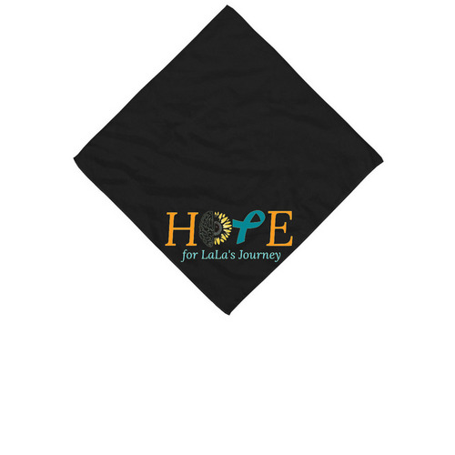 Bandana, a Black Cotton Bandana