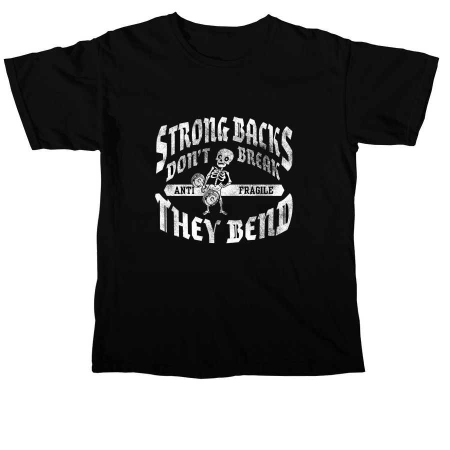 Strong Backs Bend, a Black Comfort Colors Unisex Tee