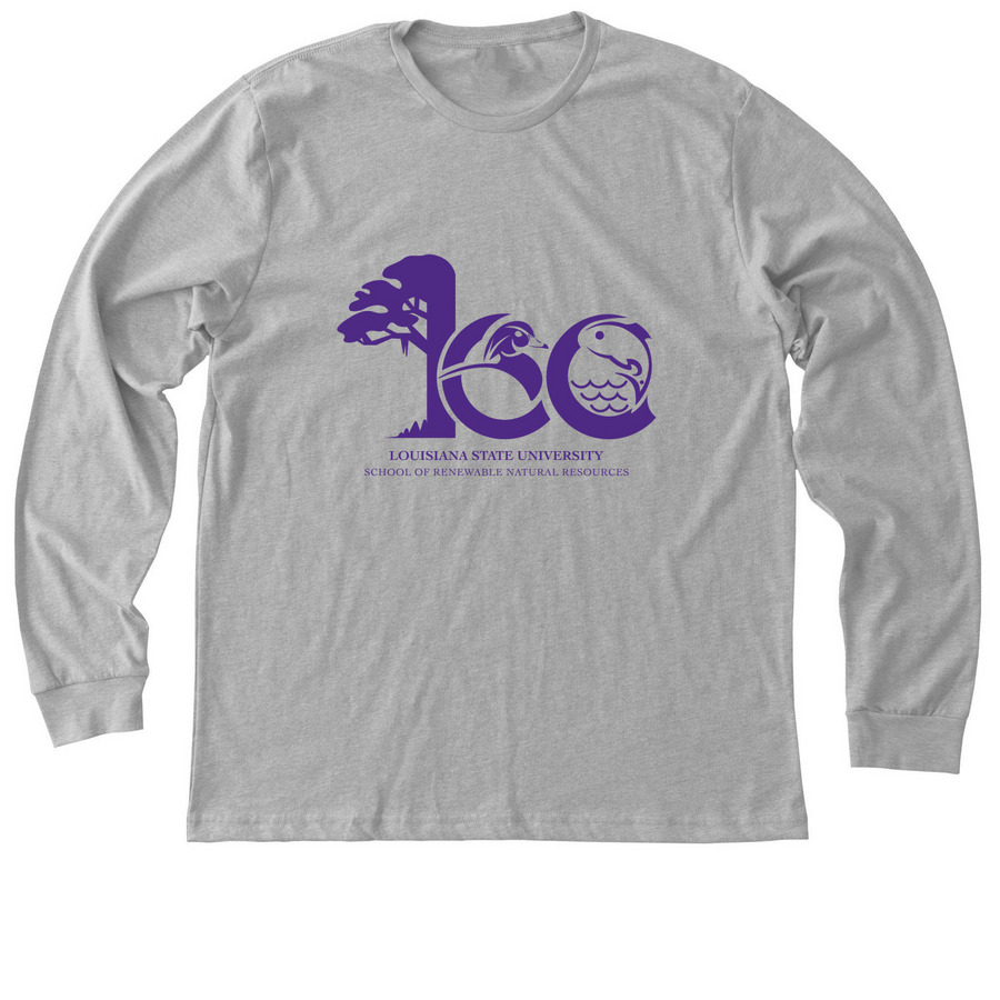 School of Renewable Natural Resources 100Year, a Athletic Heather Premium Long Sleeve Tee