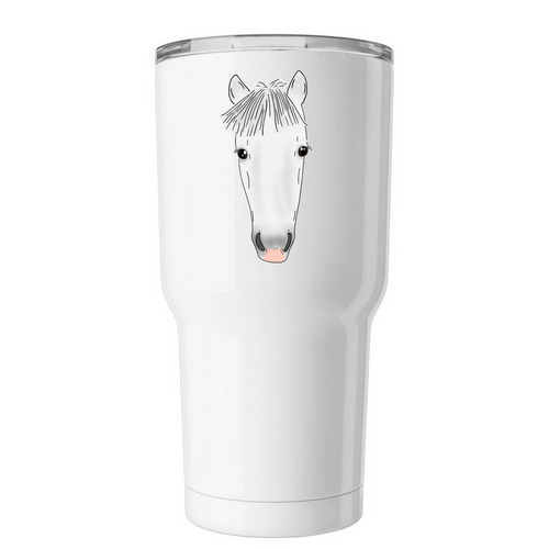 Bunny Tumbler, a White Insulated Tumbler