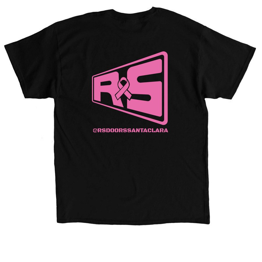 Tough Guys Awareness Tee, a Black Classic Unisex Tee (back-view)