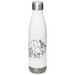 Run Wild Stay Free Water Bottle, a White Stainless Steel Water Bottle