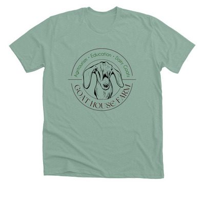 Goat House Farm, a Heather Dusty Blue Premium Unisex Tee
