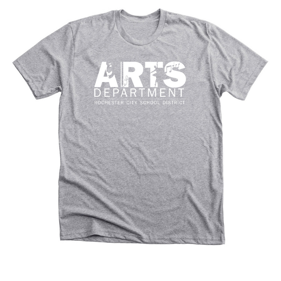 RCSD Arts, a Athletic Heather Premium Unisex Tee